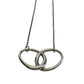 Tiffany and Co Elsa Peretti Large Double Loop Pendant Necklace 15" - Sterling Silver - Tiffany & Co. - Necklace with Pendant - A+ Stuff