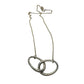 Tiffany and Co Elsa Peretti Large Double Loop Pendant Necklace 15" - Sterling Silver - Tiffany & Co. - Necklace with Pendant - A+ Stuff