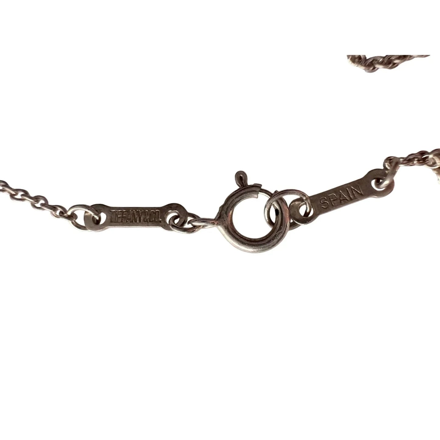 Tiffany and Co Elsa Peretti Medium Open Heart Necklace 16" - Tiffany & Co. - A+ Stuff