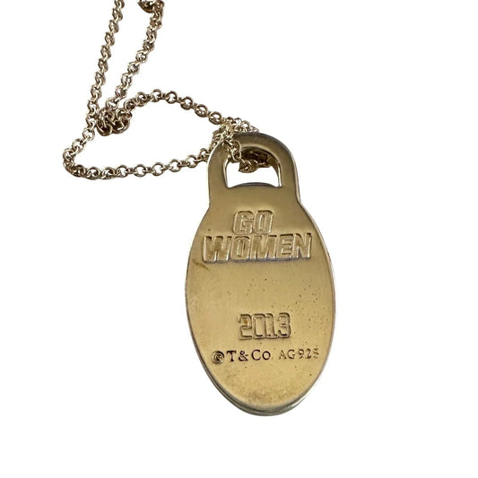 Tiffany and Co "Go Women" 2013 Marathon Necklace - Tiffany & Co. - Necklace with Pendant - A+ Stuff