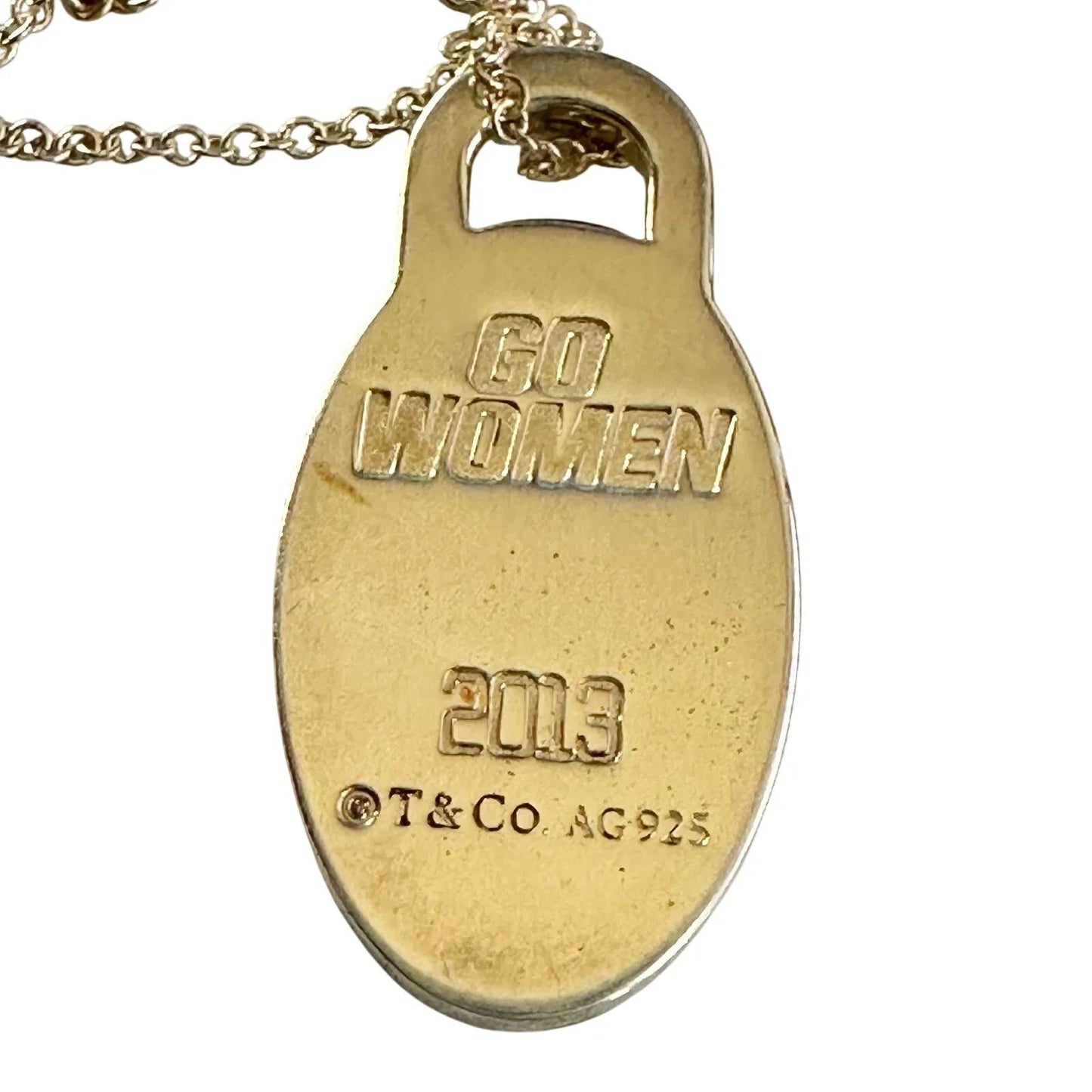 Tiffany and Co "Go Women" 2013 Marathon Necklace - Tiffany & Co. - Necklace with Pendant - A+ Stuff