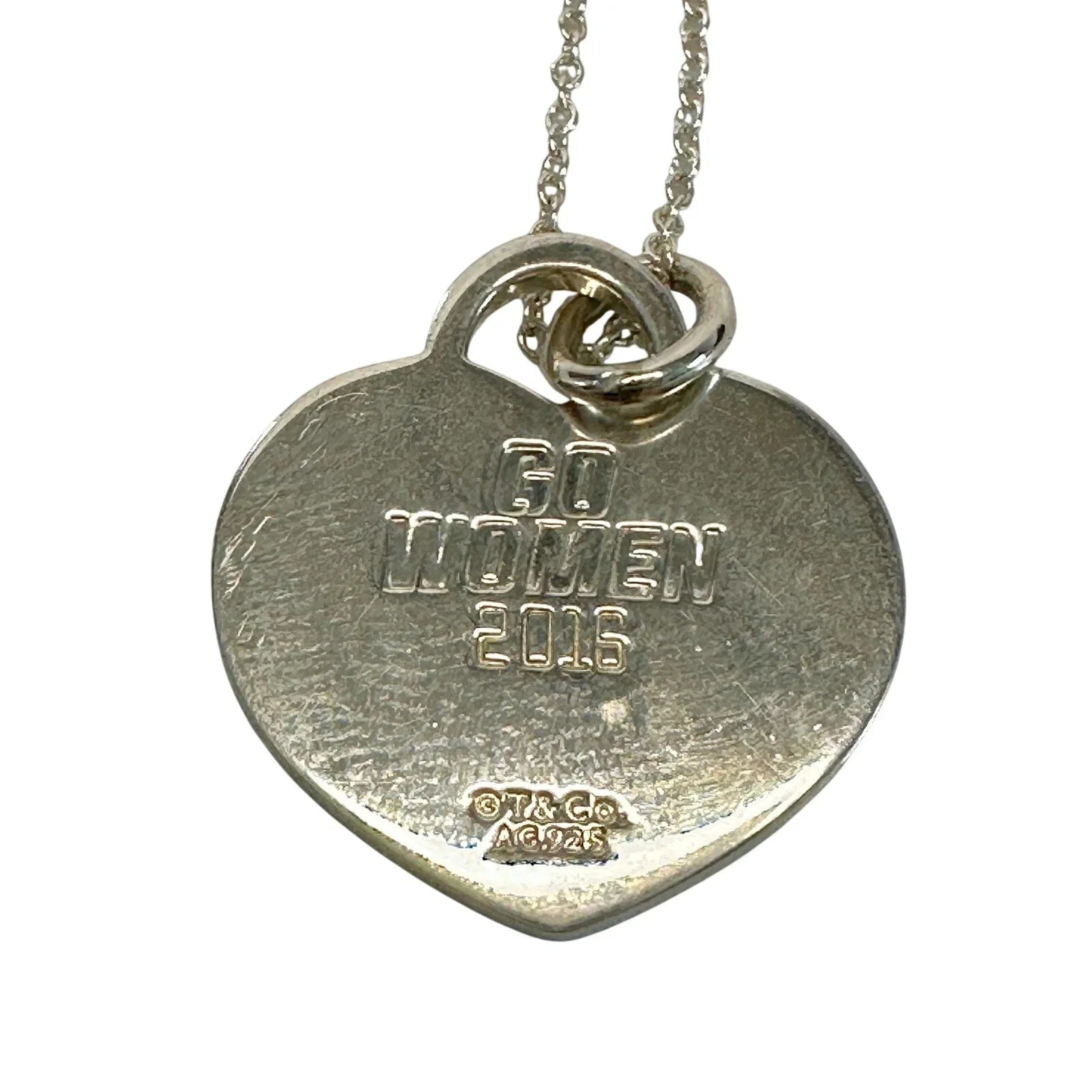 Tiffany and Co "Go Women" 2016 Marathon Floral Heart Necklace - Tiffany & Co. - Necklace with Pendant - A+ Stuff
