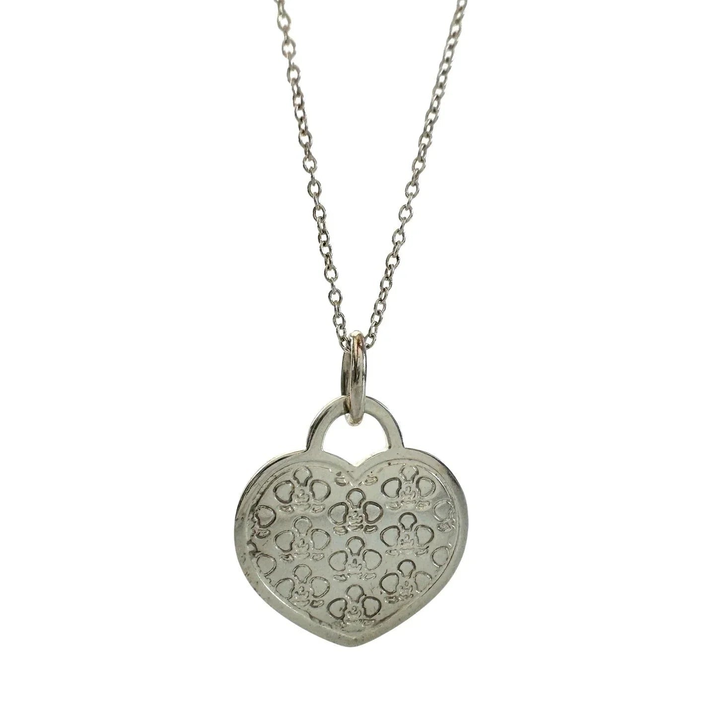 Tiffany and Co "Go Women" 2016 Marathon Floral Heart Necklace - Tiffany & Co. - Necklace with Pendant - A+ Stuff