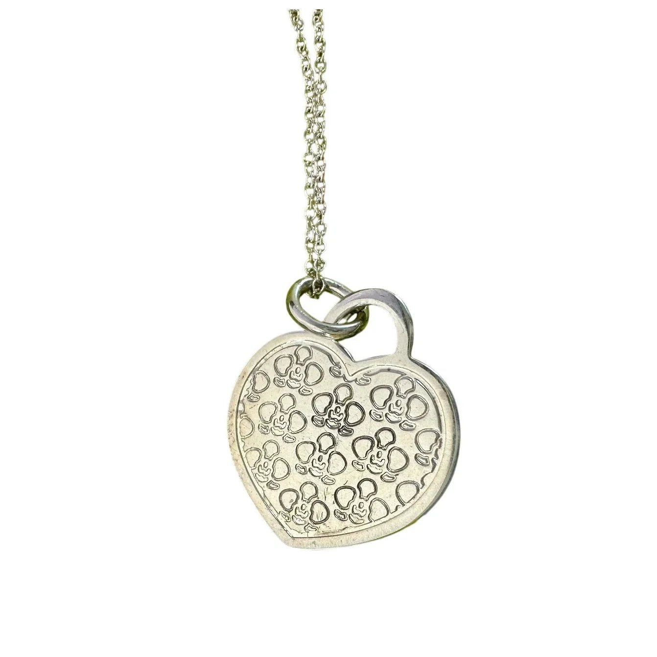 Tiffany and Co "Go Women" 2016 Marathon Floral Heart Necklace - Tiffany & Co. - Necklace with Pendant - A+ Stuff