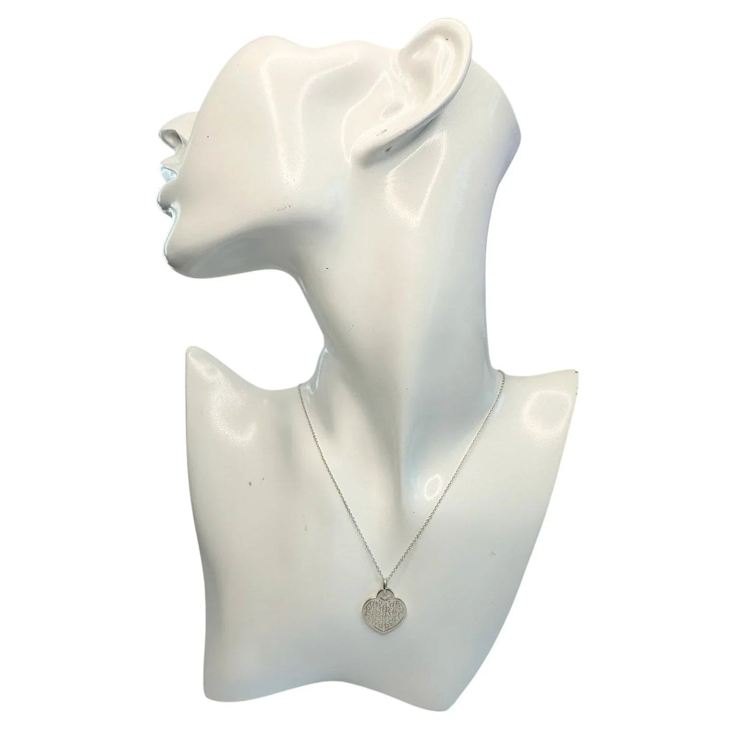 Tiffany and Co "Go Women" 2016 Marathon Floral Heart Necklace - Tiffany & Co. - Necklace with Pendant - A+ Stuff