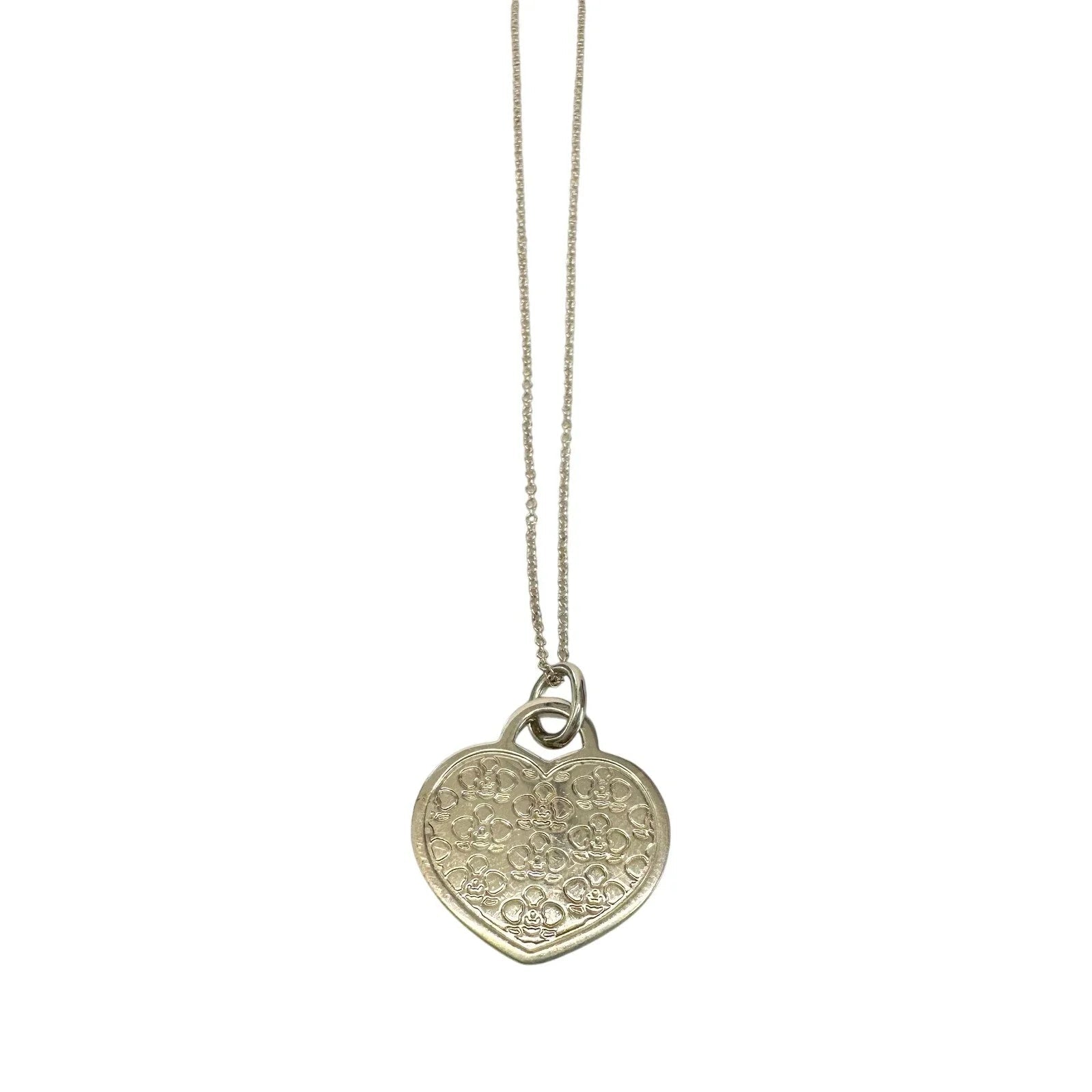 Tiffany and Co "Go Women" 2016 Marathon Floral Heart Necklace - Tiffany & Co. - Necklace with Pendant - A+ Stuff