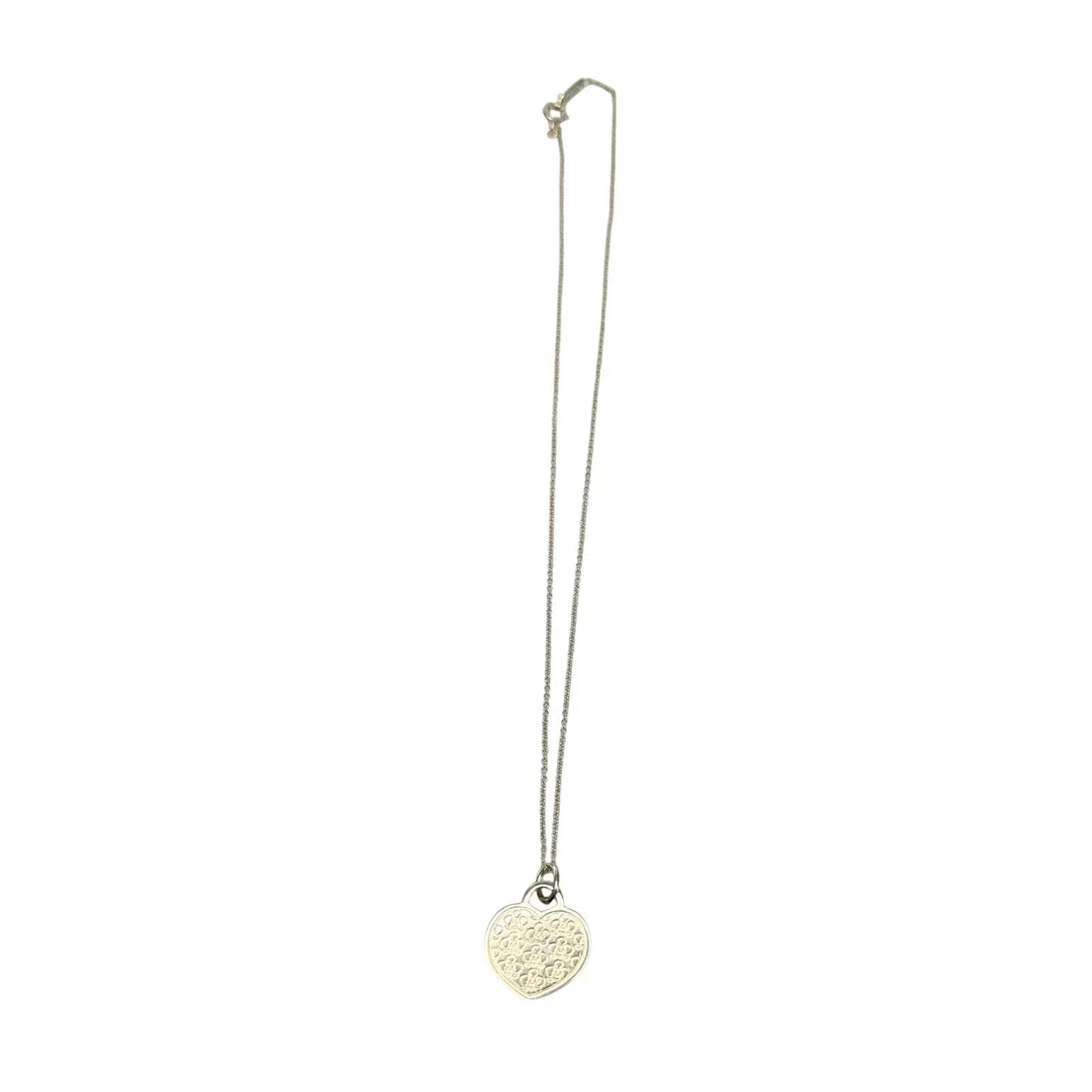 Tiffany and Co "Go Women" 2016 Marathon Floral Heart Necklace - Tiffany & Co. - Necklace with Pendant - A+ Stuff