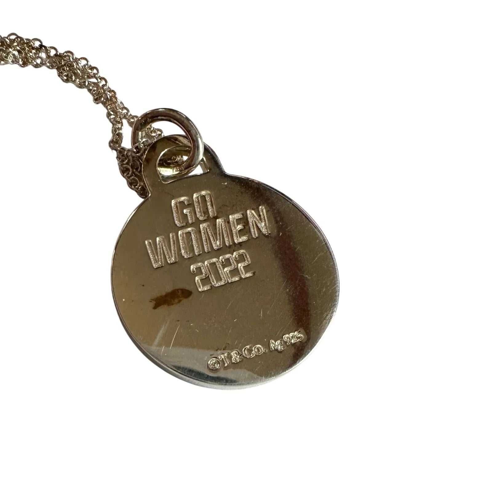 Tiffany and Co Nagoya "Go Women" 2022 Marathon Carnation Necklace - Tiffany & Co. - Necklace with Pendant - A+ Stuff