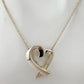 Tiffany and Co Paloma Picasso Medium Loving Heart Pendant Necklace in Sterling - Tiffany and Co - Luxury Item - A+ Stuff