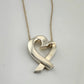 Tiffany and Co Paloma Picasso Medium Loving Heart Pendant Necklace in Sterling - Tiffany and Co - Luxury Item - A+ Stuff