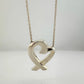 Tiffany and Co Paloma Picasso Medium Loving Heart Pendant Necklace in Sterling - Tiffany and Co - Luxury Item - A+ Stuff