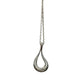 Tiffany and Co Small Elsa Peretti Teardrop Pendant Necklace 18" - Sterling Silver - Tiffany & Co. - Necklace with Pendant - A+ Stuff
