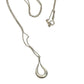 Tiffany and Co Small Elsa Peretti Teardrop Pendant Necklace 18" - Sterling Silver - Tiffany & Co. - Necklace with Pendant - A+ Stuff