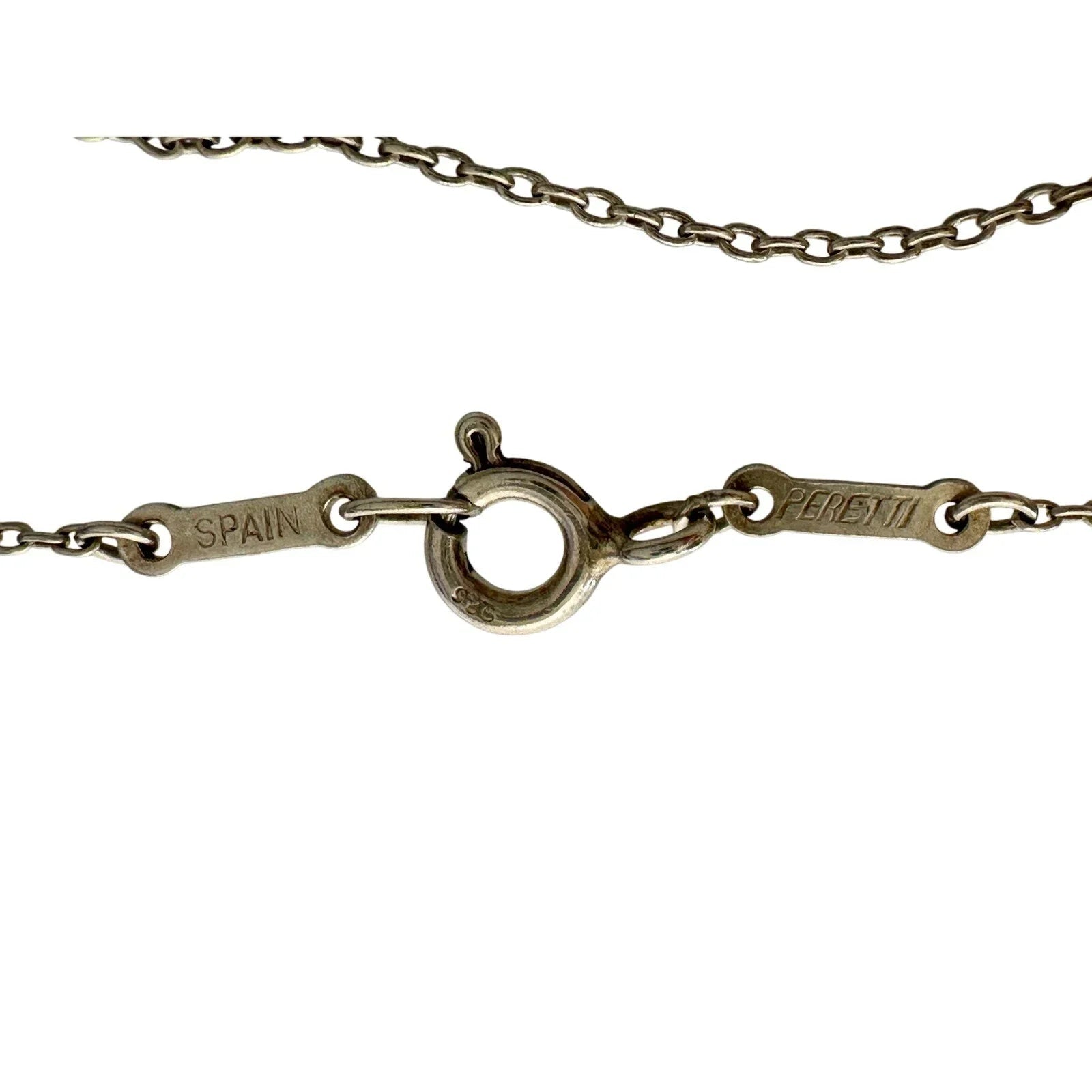 Tiffany and Co Small Elsa Peretti Teardrop Pendant Necklace 18" - Sterling Silver - Tiffany & Co. - Necklace with Pendant - A+ Stuff