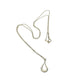 Tiffany and Co Small Elsa Peretti Teardrop Pendant Necklace 18" - Sterling Silver - Tiffany & Co. - Necklace with Pendant - A+ Stuff