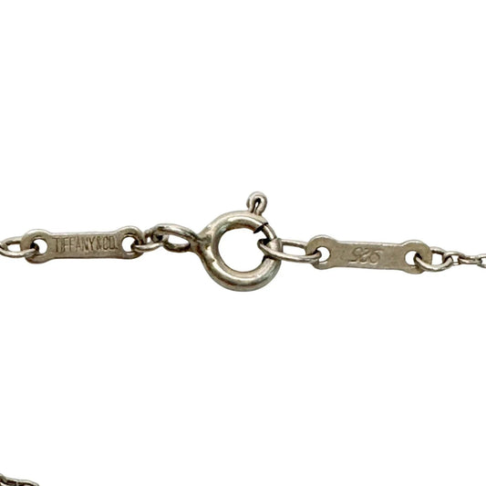 Tiffany and Co Small Elsa Peretti Teardrop Pendant Necklace 18" - Sterling Silver - Tiffany & Co. - Necklace with Pendant - A+ Stuff