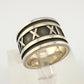 Tiffany and Co Thick Band Atlas Ring - Sterling Silver Size 5 - Tiffany & Co - Ring - A+ Stuff