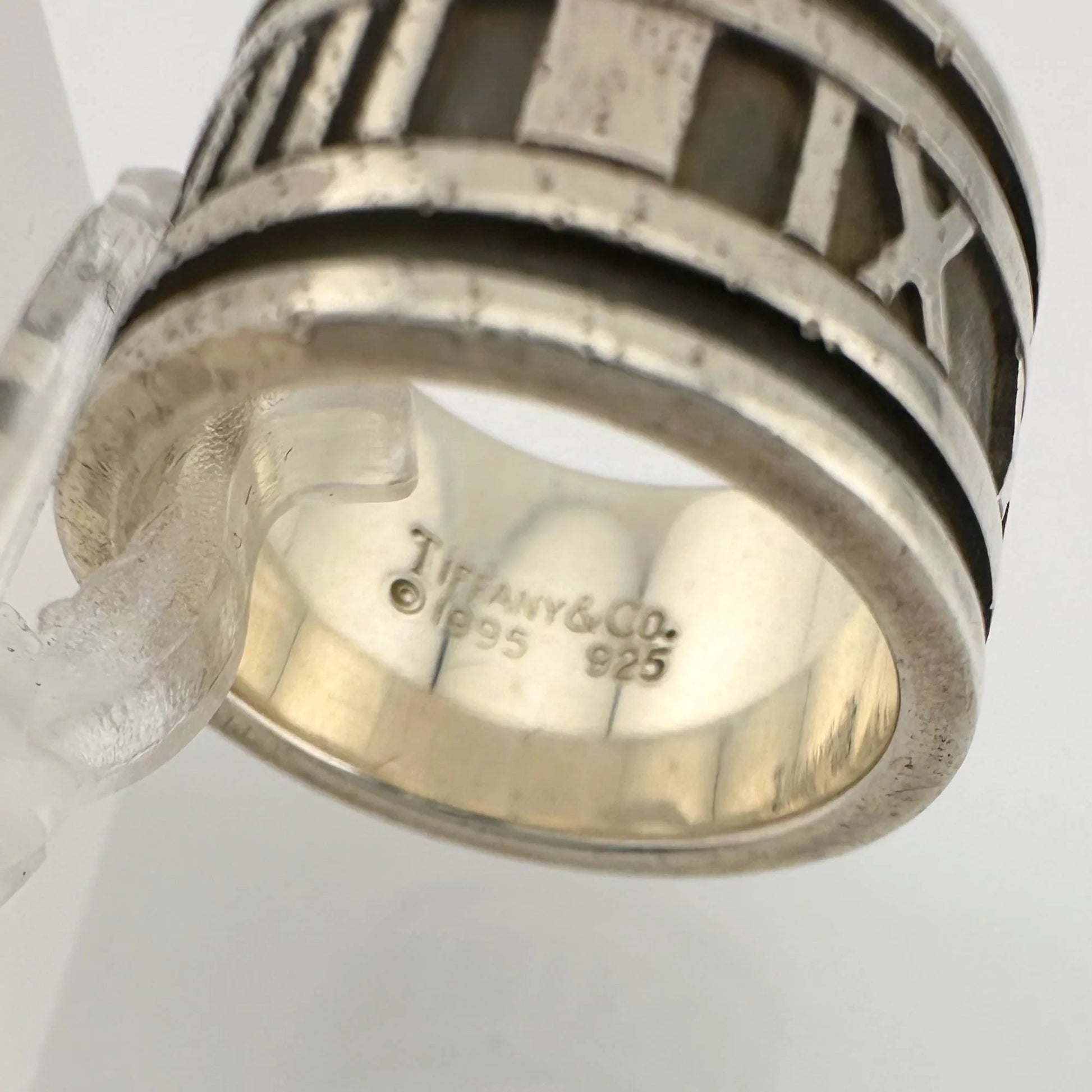 Tiffany and Co Thick Band Atlas Ring - Sterling Silver Size 5 - Tiffany & Co - Ring - A+ Stuff