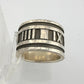 Tiffany and Co Thick Band Atlas Ring - Sterling Silver Size 5 - Tiffany & Co - Ring - A+ Stuff