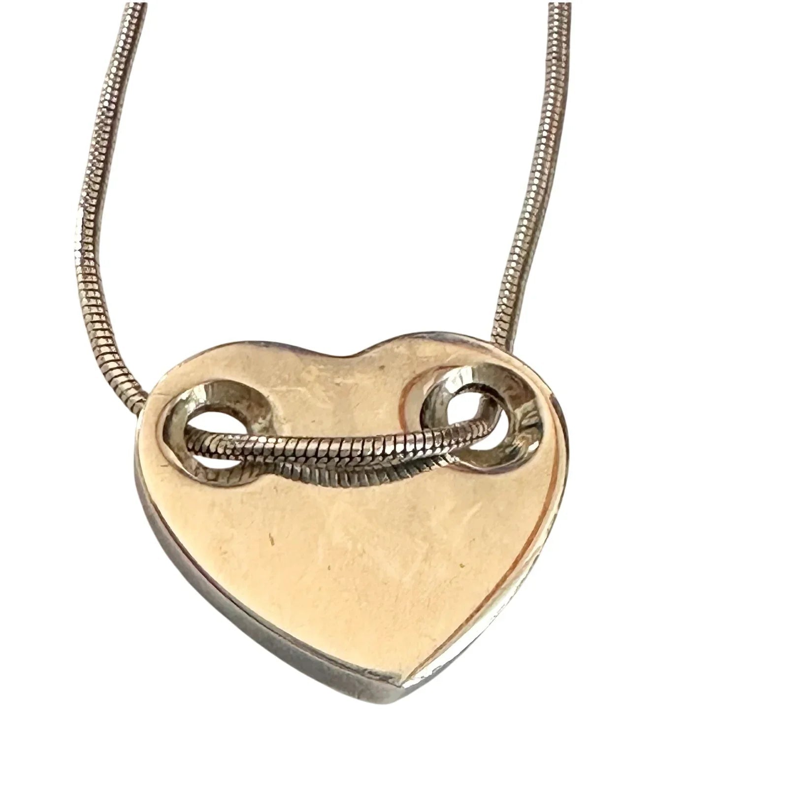Tiffany and Co Threaded Heart Necklace - Tiffany & Co. - Necklace with pendant - A+ Stuff
