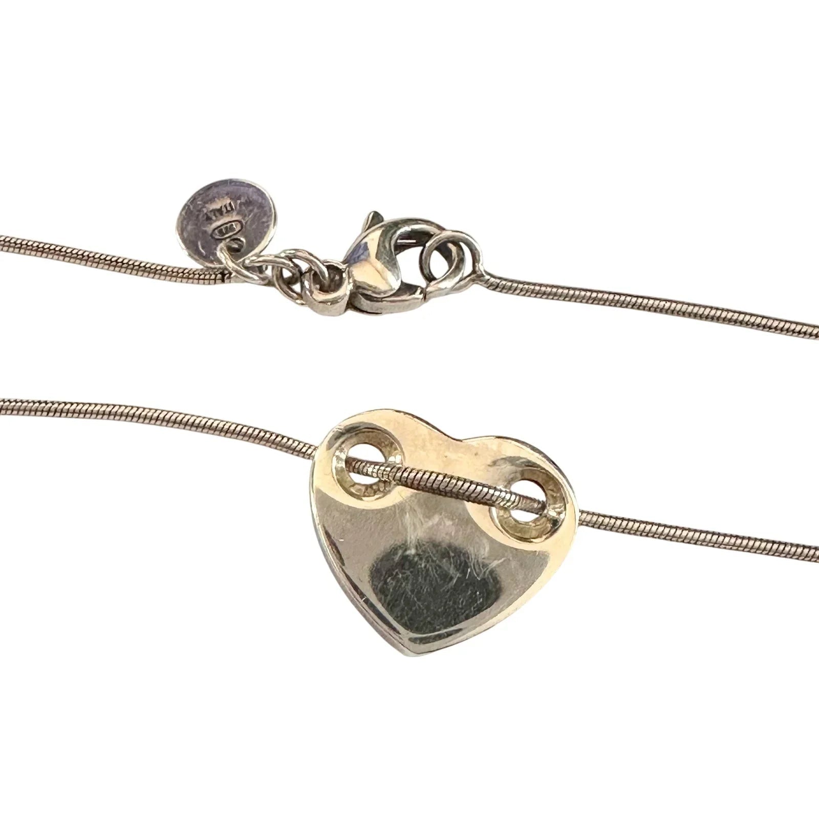 Tiffany and Co Threaded Heart Necklace - Tiffany & Co. - Necklace with pendant - A+ Stuff