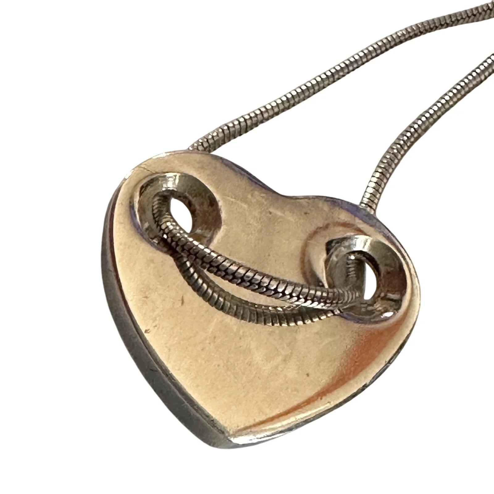 Tiffany and Co Threaded Heart Necklace - Tiffany & Co. - Necklace with pendant - A+ Stuff