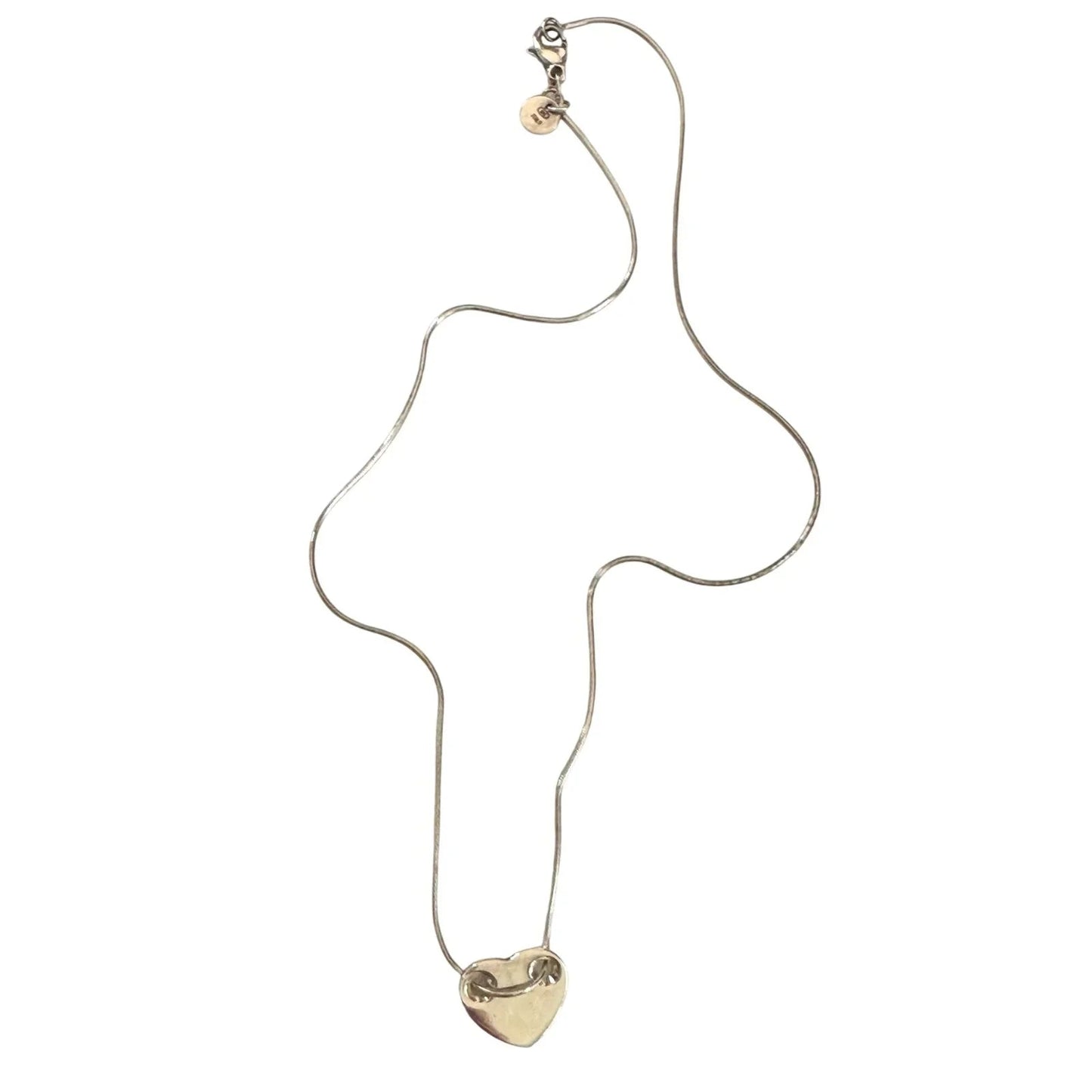 Tiffany and Co Threaded Heart Necklace - Tiffany & Co. - Necklace with pendant - A+ Stuff