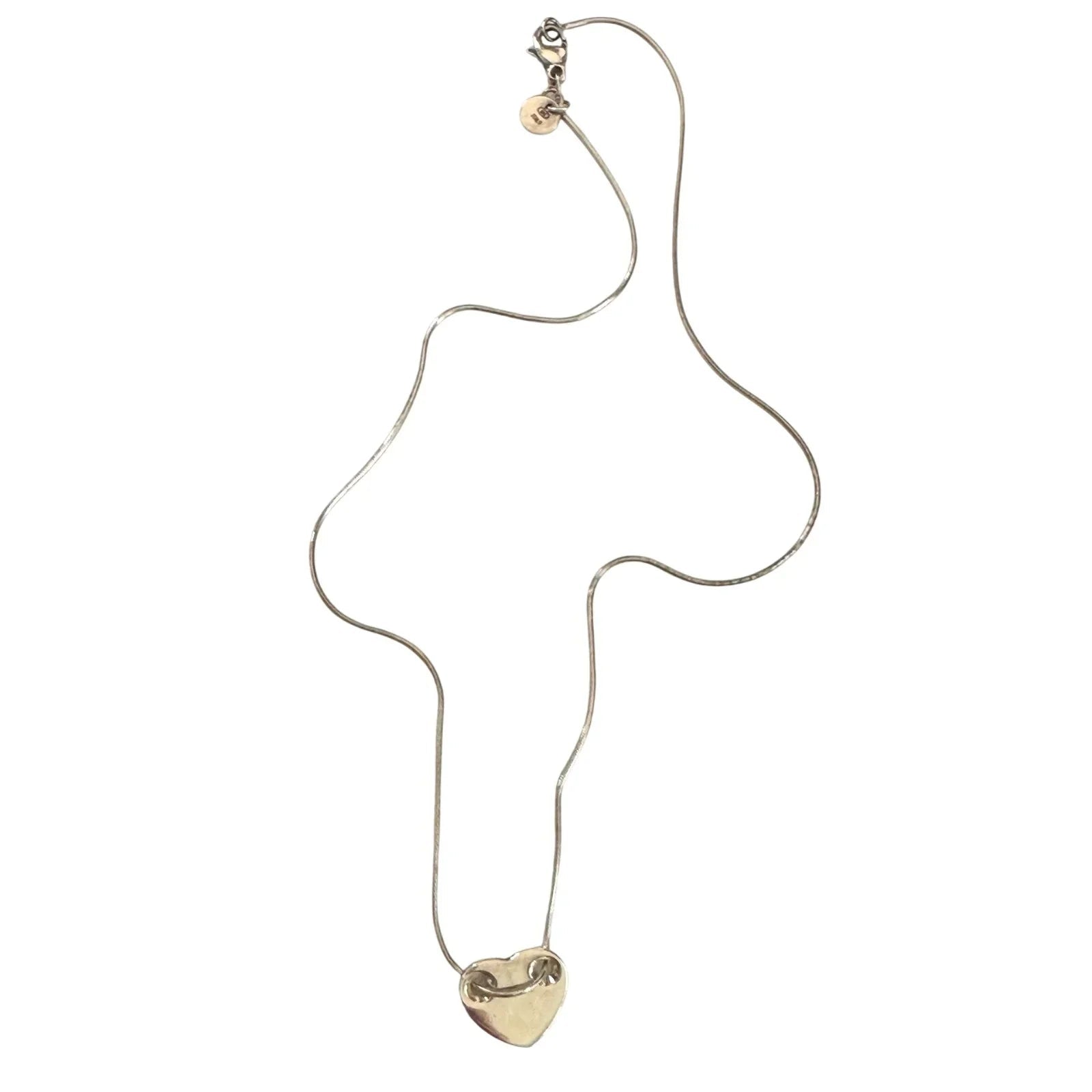 Tiffany and Co Threaded Heart Necklace - Tiffany & Co. - Necklace with pendant - A+ Stuff