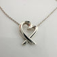 Tiffany and Company Paloma Picasso Loving Heart Necklace with Box & Dusbag - A+ Stuff