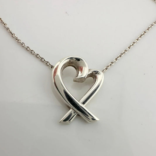 Tiffany and Company Paloma Picasso Loving Heart Necklace with Box & Dusbag - A+ Stuff