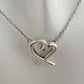 Tiffany and Company Paloma Picasso Loving Heart Necklace with Box & Dusbag - A+ Stuff