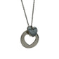 Tiffany & Co. 2 Heart Necklace - Stencil Heart Pendant with Cutout Heart - Tiffany & Co. - Pendant with Necklace - A+ Stuff
