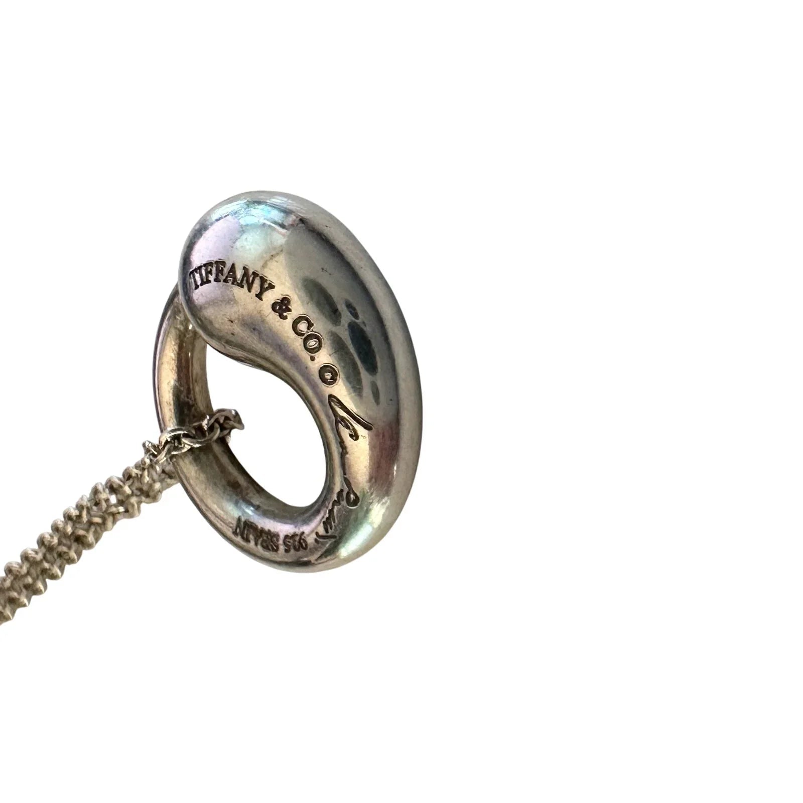 Tiffany & Co Elsa Peretti Eternal Circle Pendant with Necklace in Sterling - Tiffany & Co - Necklace with Pendant - A+ Stuff