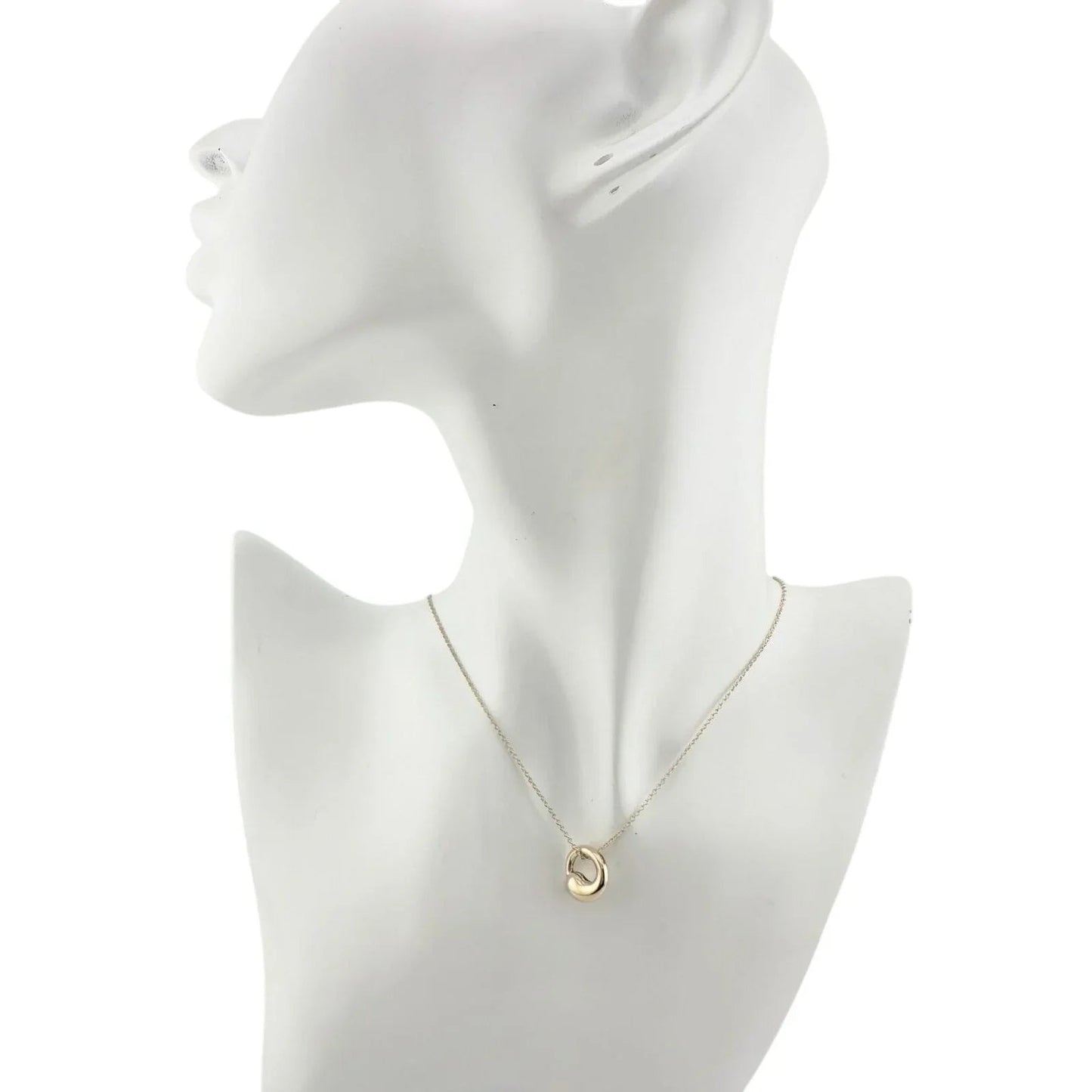 Tiffany & Co Elsa Peretti Eternal Circle Pendant with Necklace in Sterling - Tiffany & Co - Necklace with Pendant - A+ Stuff