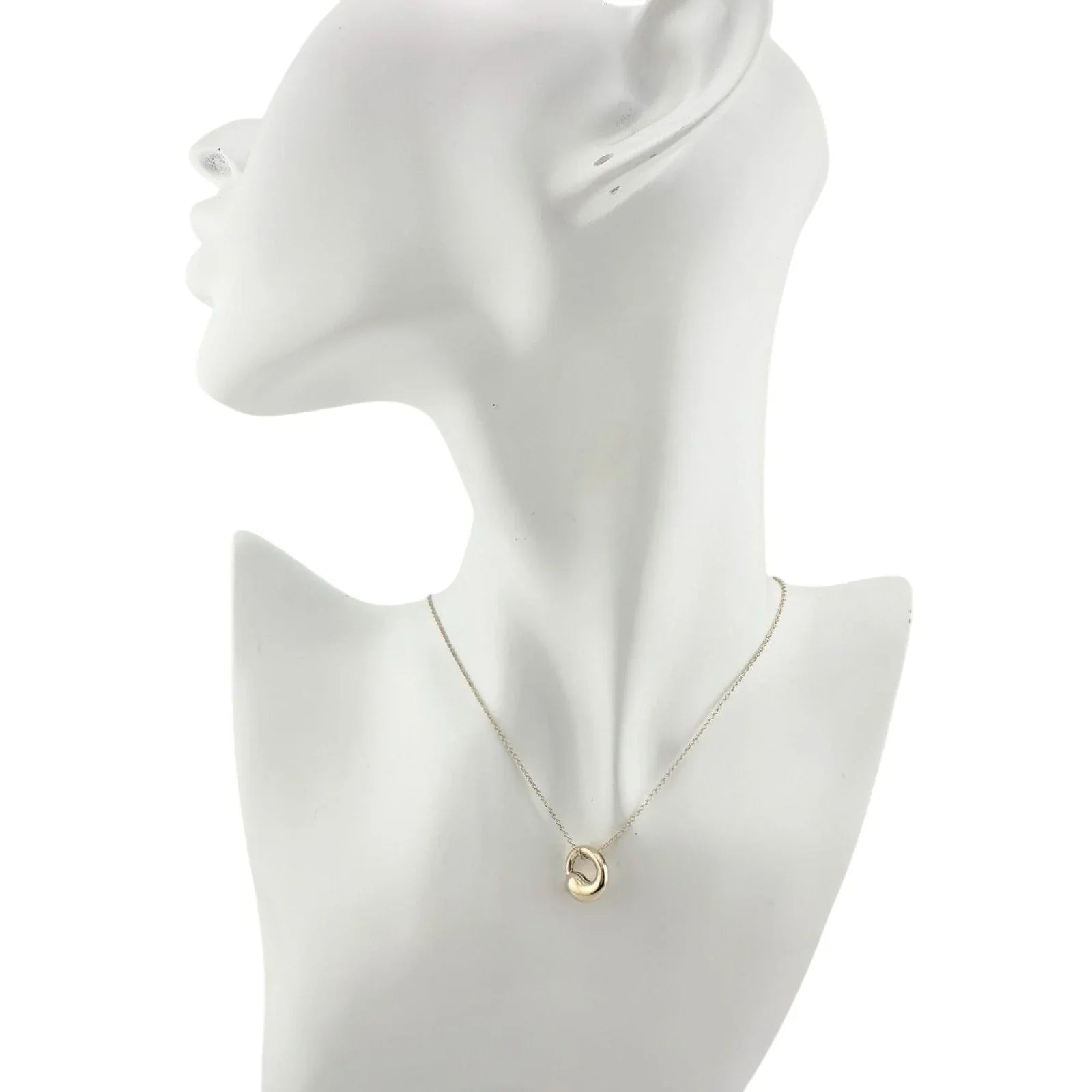 Tiffany & Co Elsa Peretti Eternal Circle Pendant with Necklace in Sterling - Tiffany & Co - Necklace with Pendant - A+ Stuff