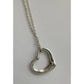 Tiffany & Co Elsa Peretti Open Heart Necklace in Sterling Silver with Dust Bag & Box - Tiffany & Co - A+ Stuff