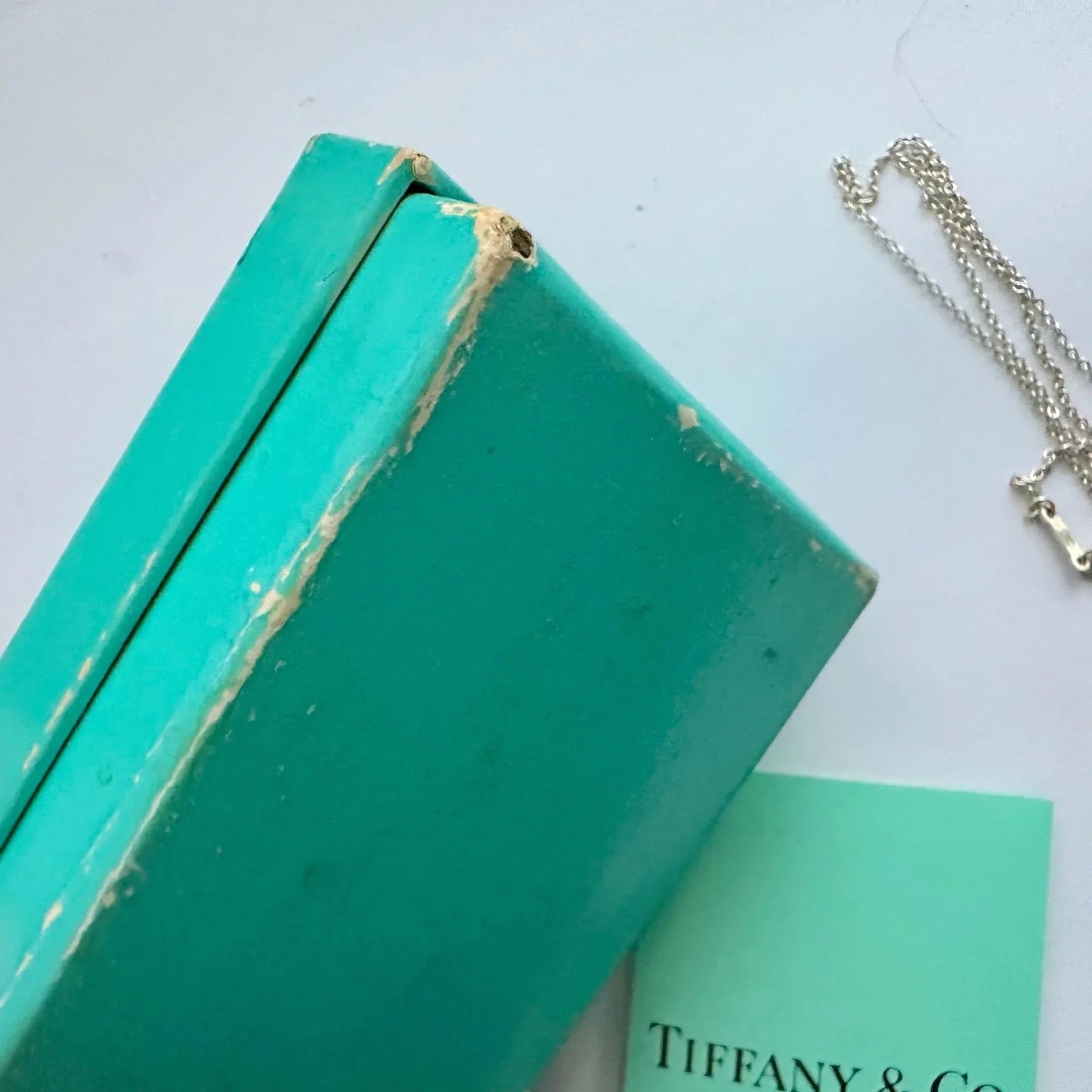 Tiffany & Co Elsa Peretti Open Heart Necklace in Sterling Silver with Dust Bag & Box - Tiffany & Co - A+ Stuff