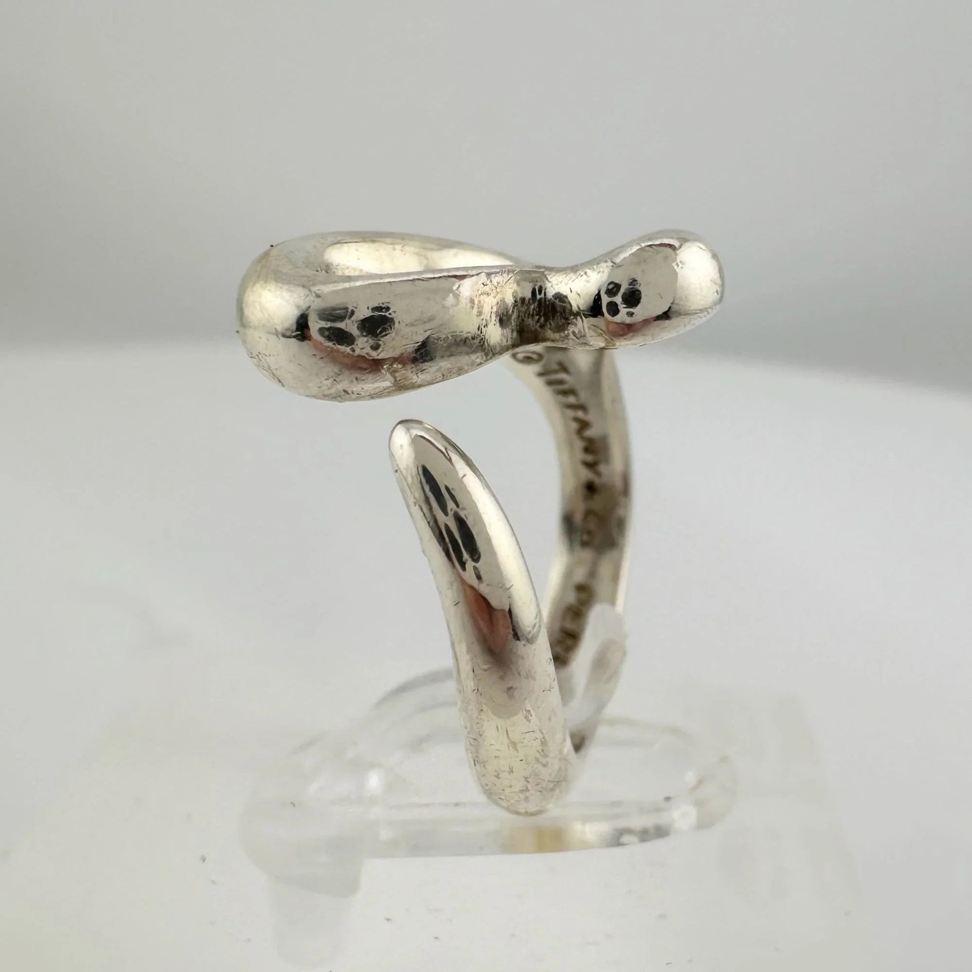 Tiffany & Co Elsa Peretti Open Heart Ring - Sterling Silver - Size 5.5 - Tiffany & Co - Ring - A+ Stuff