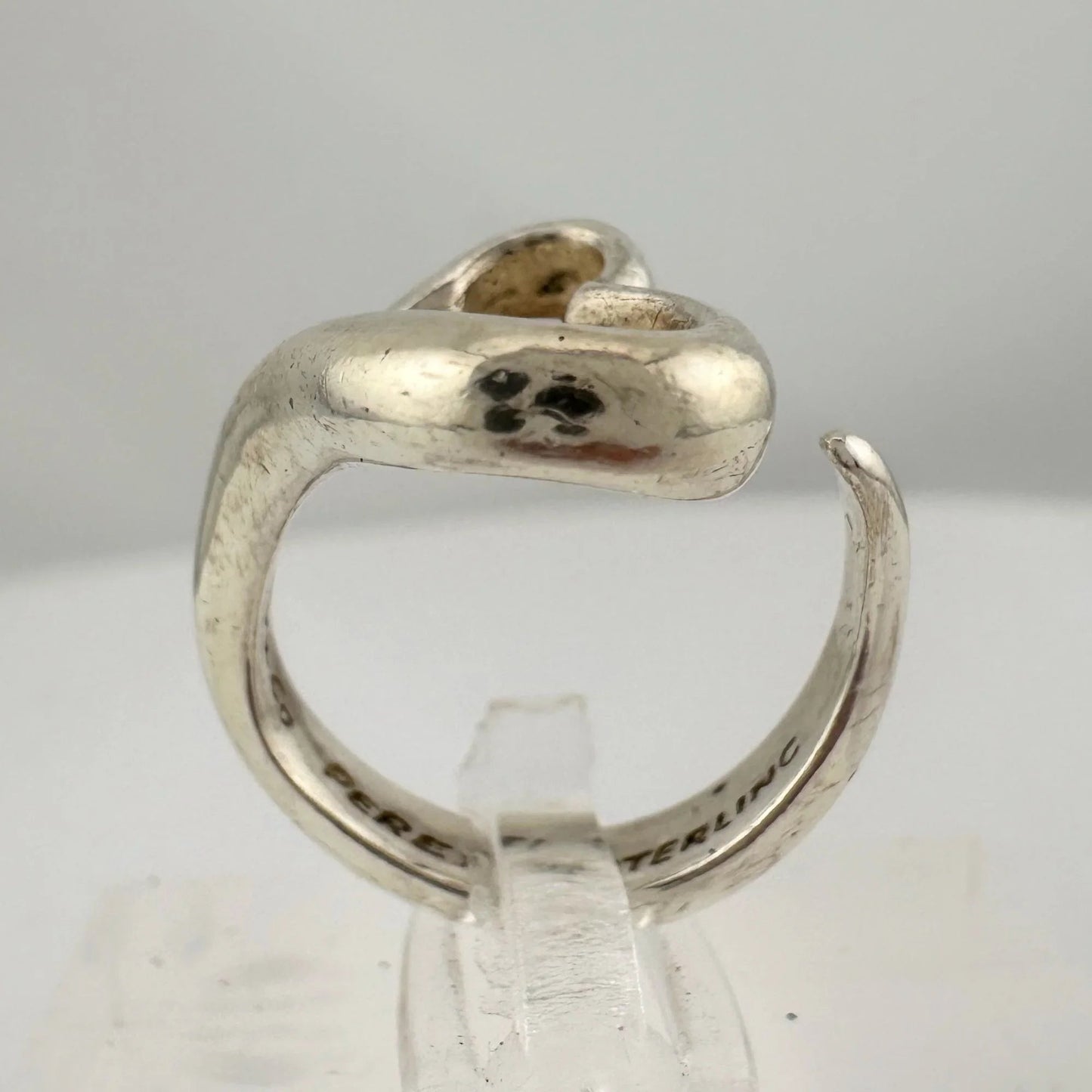 Tiffany & Co Elsa Peretti Open Heart Ring - Sterling Silver - Size 5.5 - Tiffany & Co - Ring - A+ Stuff