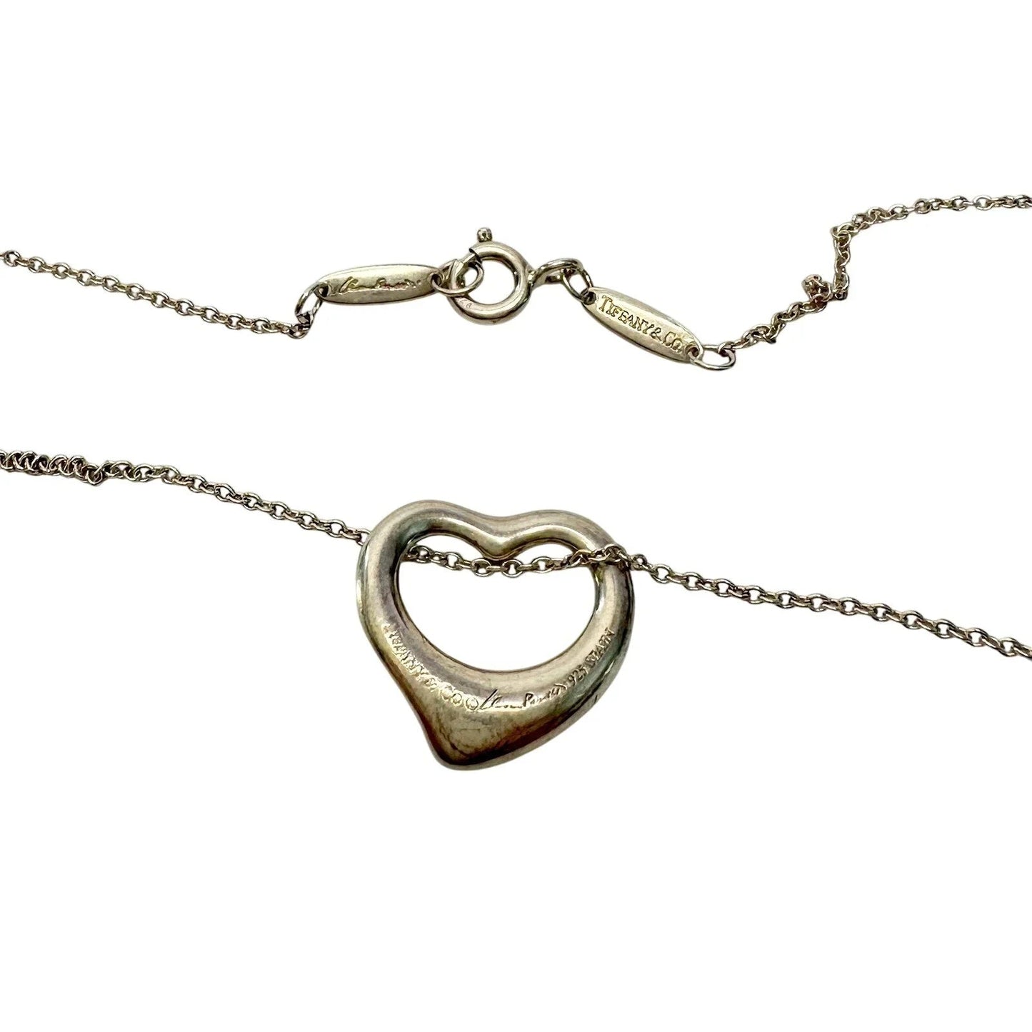 Tiffany & Co. Elsa Peretti Small Open Heart Necklace - Tiffany & Co. - Necklace with Pendant - A+ Stuff
