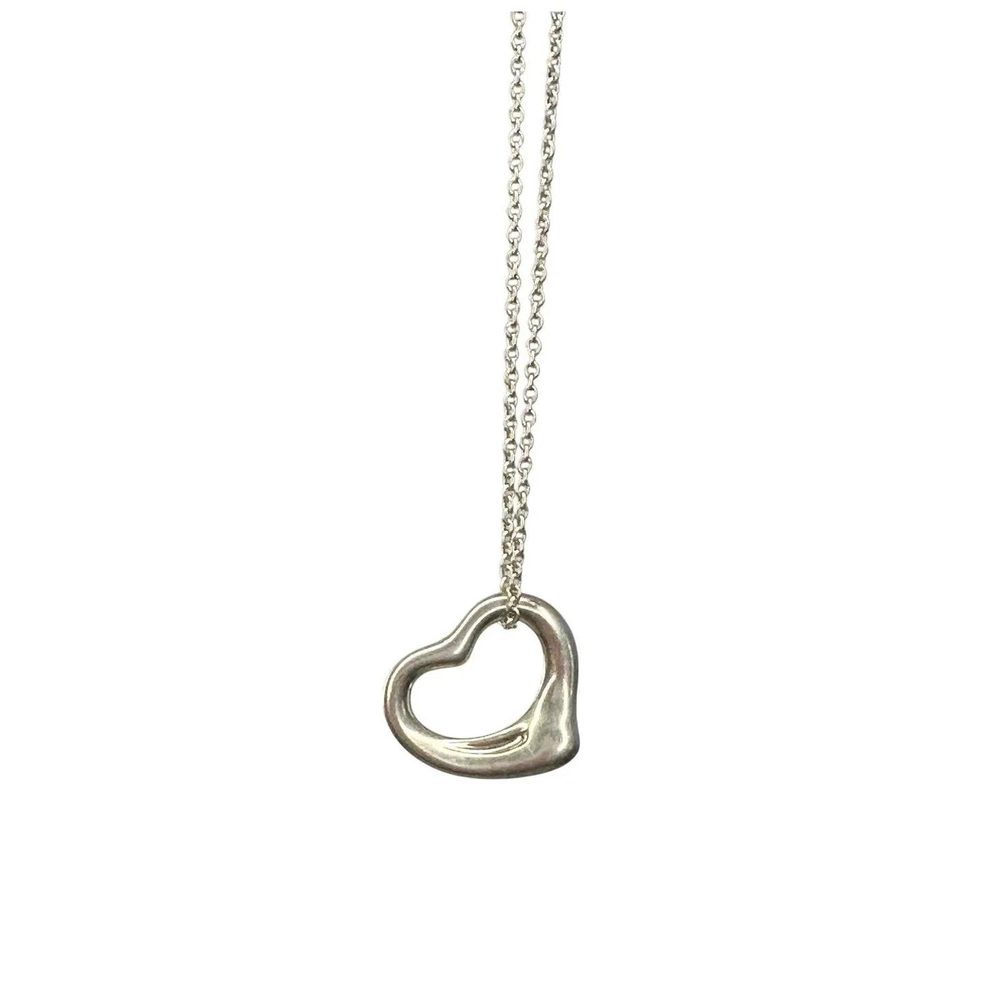 Tiffany & Co. Elsa Peretti Small Open Heart Necklace - Tiffany & Co. - Necklace with Pendant - A+ Stuff