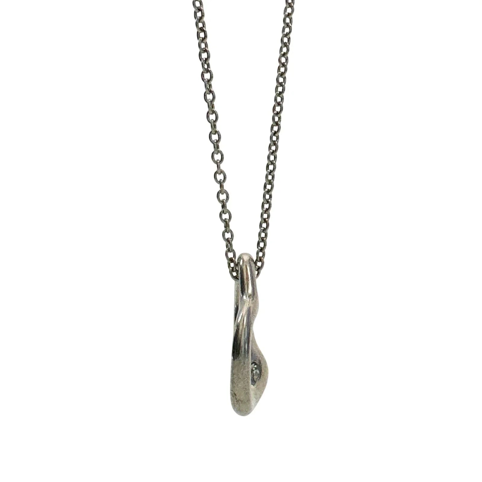 Tiffany & Co. Elsa Peretti Small Open Heart Necklace - Tiffany & Co. - Necklace with Pendant - A+ Stuff