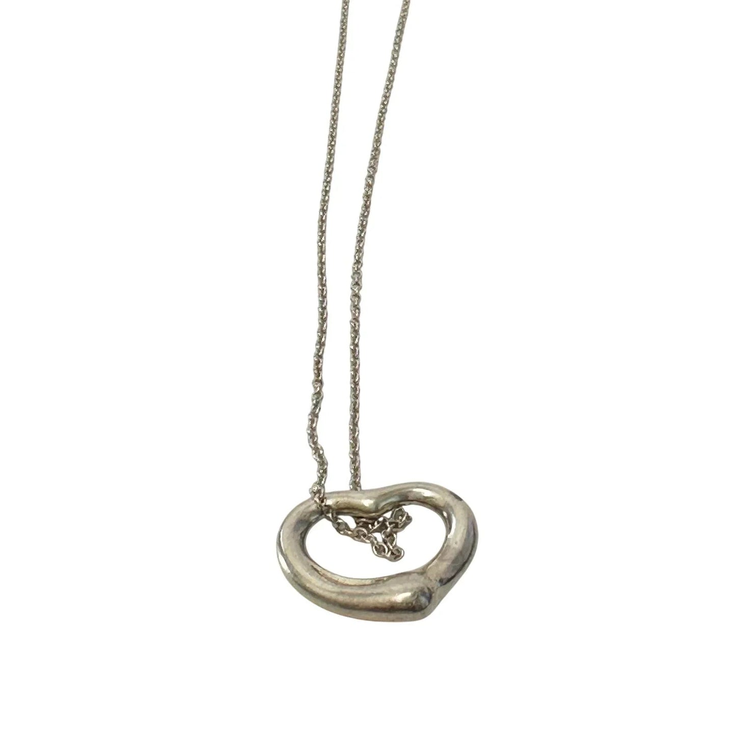 Tiffany & Co. Elsa Peretti Small Open Heart Necklace - Tiffany & Co. - Necklace with Pendant - A+ Stuff