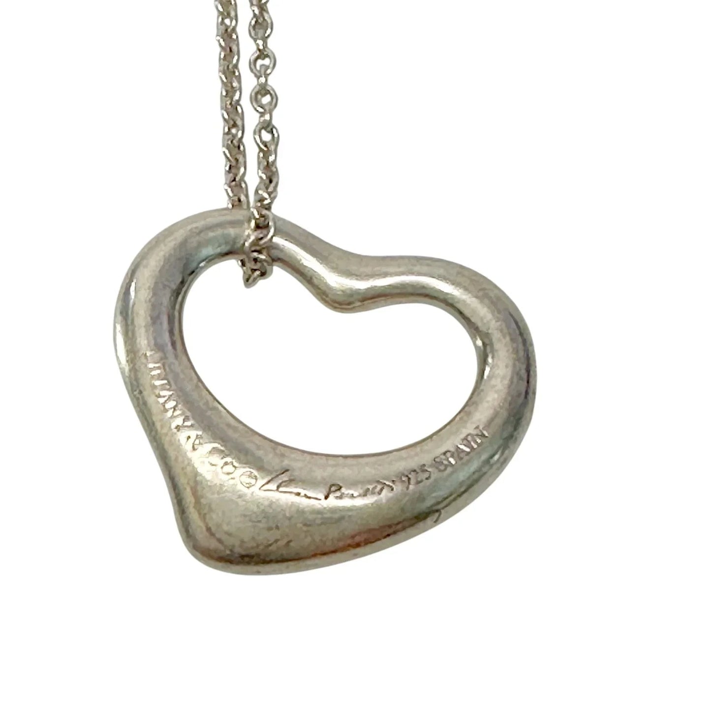Tiffany & Co. Elsa Peretti Small Open Heart Necklace - Tiffany & Co. - Necklace with Pendant - A+ Stuff