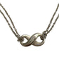 Tiffany & Co Infinity Double Chain Pendant and Necklace in Sterling 14.5" Chain - Tiffany & Co - Pendant with necklace - A+ Stuff