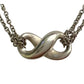 Tiffany & Co Infinity Double Chain Pendant and Necklace in Sterling 14.5" Chain - Tiffany & Co - Pendant with necklace - A+ Stuff