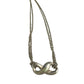 Tiffany & Co Infinity Double Chain Pendant and Necklace in Sterling 14.5" Chain - Tiffany & Co - Pendant with necklace - A+ Stuff