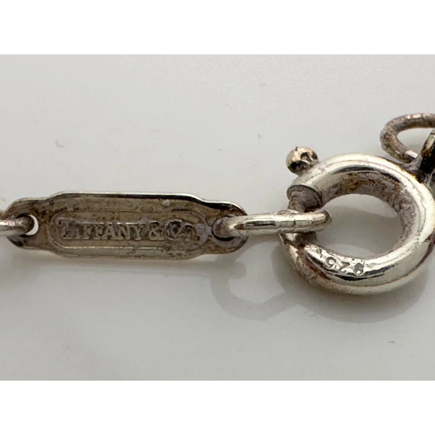 Tiffany & Co Infinity Double Chain Pendant and Necklace in Sterling SIlver - A+ Stuff