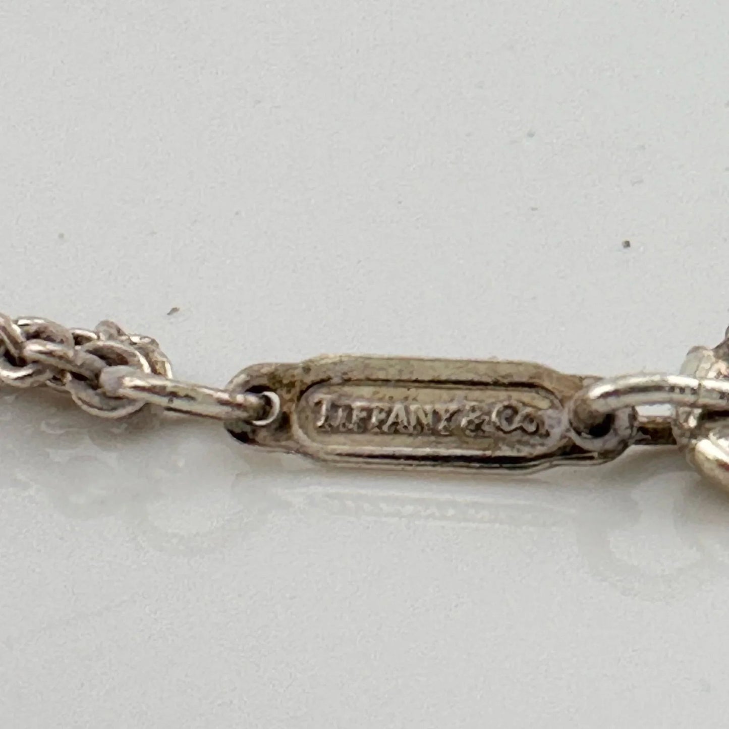 Tiffany & Co Infinity Double Chain Pendant and Necklace in Sterling SIlver - A+ Stuff