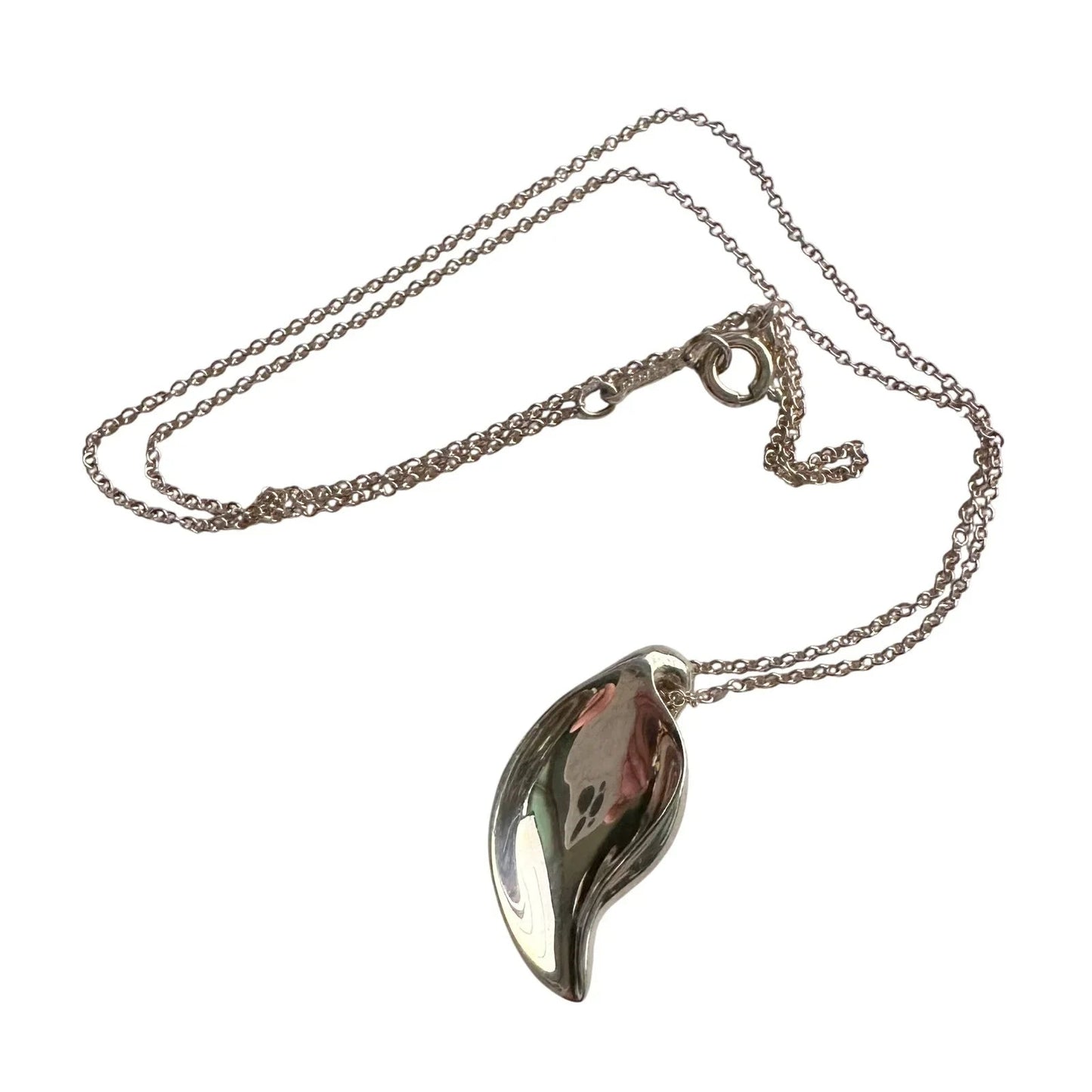 Tiffany & Co Leaf Necklace 16" Chain - Tiffany & Co. - A+ Stuff
